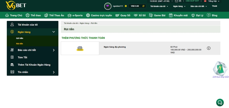 Chia sẻ cách nạp tiền V9BET và rút tiền siêu tốc chỉ mất 1 phút 3 Cách Rút Tiền V9Bet Trên Điện Thoại Di Động Siêu Nhanh