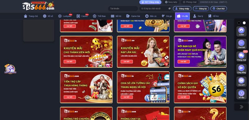 S666 - Nhà cái dẫn đầu thị trường cá cược trực tuyến Châu Á 7 Rất Nhiều Các Ưu Đãi Đặc Biệt Được Triển Khai Liên Tục